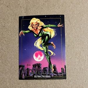 1992 SkyBox Marvel Masterpieces Meggan #55 Trading Card